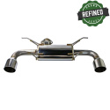 Toyota GR86 / Subaru BRZ 2022+ Axleback Sportavgassystem Single Wall Utblås Rostfritt Remark
