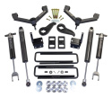 GM SILVERADO / SIERRA 2500HD/3500HD 2020-2024 3\'\' Fram & 1\'\' Bakre SST Liftkit / Höjningskit med Länkarmar och Stötdämpare Readylift