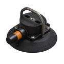 SeaSucker 11cm Vakuumfäste Med Platt D-Ring i Rostfrittstål - Svart
