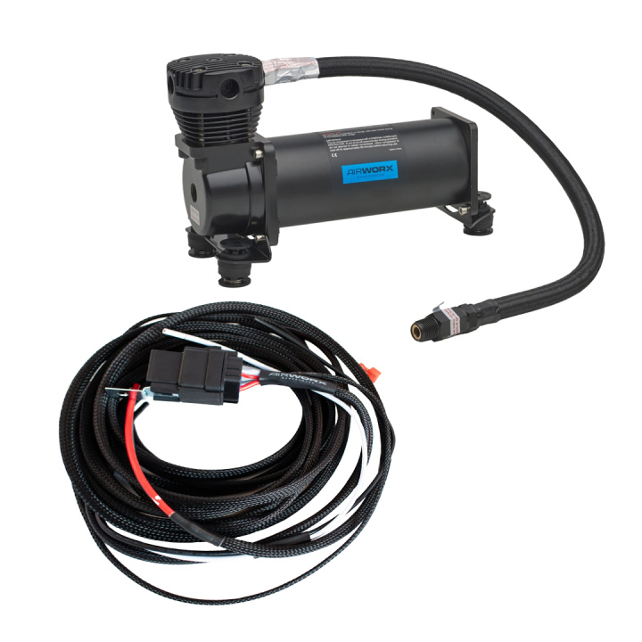 Uppgraderingskit För Montering Av En Andra Kompressor Airworx Suspension i gruppen Universala produkter / Chassi / Luftfjädring / Lösa delar för luftfjädring / Kompressorer för luftfjädring hos DDESIGN Scandinavia AB (set-awxsecondcompkit)