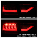 Audi A5 08-12 (För bilar med original LED-Baklampor) LED Bakljus - Röda Klara Spyder Auto