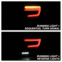 Subaru Impreza WRX 08-11 4-dörrars Bakljus LED Svarta Spyder Auto