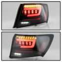 Subaru Impreza WRX 08-11 4-dörrars Bakljus LED Svarta Spyder Auto