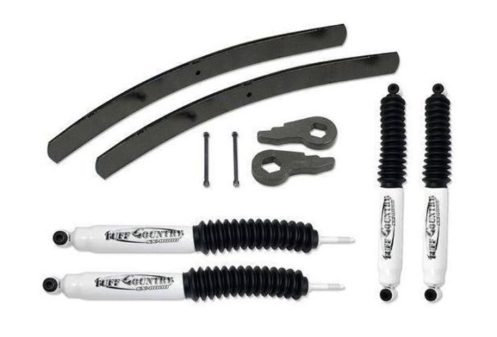 Chevy Suburban 2500 / Truck K2500 / K3500 / GMC Suburban 2500 / Truck K2500 / K3500 1988-1998 2\'\' Höjningskit med Torsion Bars & Bakre Add-A-Leafs Tuff Country i gruppen Välj bilmodell hos DDESIGN Scandinavia AB (tuf12921)