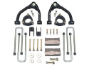 Chevy Silverado 1500 / GMC Sierra 1500 2014-2018 4\'\' Höjningskit Övre Länkarmar Kit med Bakre Block & U-Bultar Tuff Country