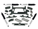 Chevy Suburban 2500 / GMC Suburban 2500 1992-1998 4\'\' Höjningskit med Övre Länkarmar Förflyttningsfästen & 1-delad Sub-Frame Tuff Country