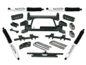 Chevy Suburban 2500 1992-1998 4\'\' Höjningskit med Övre Länkarmar Förflyttningsfästen & 1-delad Sub-Frame Tuff Country