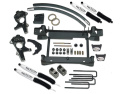 Chevy Silverado 1500 / GMC Sierra 1500 2006 4\'\' Höjningskit med Spindlar & 1-delad Sub-Frame Tuff Country