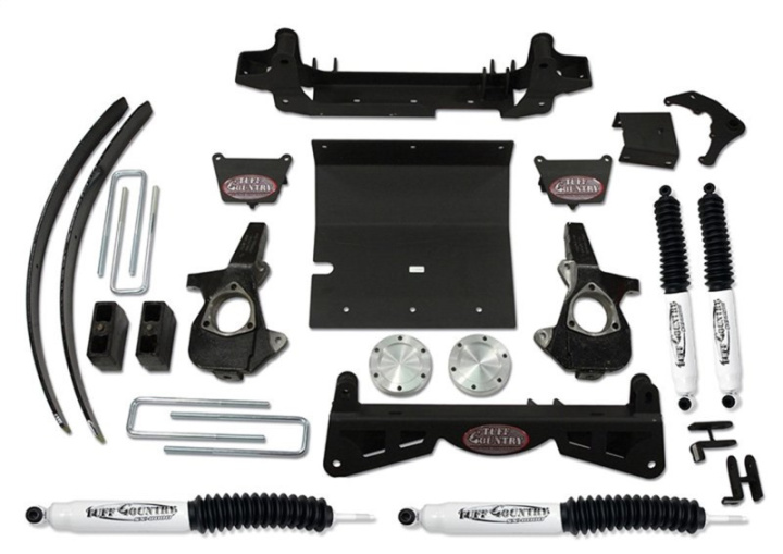 Chevy Silverado 1500 / GMC Sierra 1500 1999-2005 4\'\' Höjningskit med Spindlar & 3-delad Sub-Frame Tuff Country i gruppen Välj bilmodell hos DDESIGN Scandinavia AB (tuf14959)