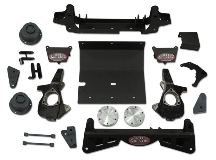Chevy Avalanche 1500 / Suburban 1500 / Tahoe / GMC Yukon 1500 2000-2006 4\'\' Höjningskit med Spindlar & 3-delad Sub-Frame Tuff Country i gruppen Välj bilmodell hos DDESIGN Scandinavia AB (tuf14962)