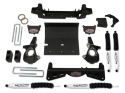 Chevy Silverado 2500HD / GMC Sierra 2500HD 2001-2010 4\'\' Höjningskit med Spindlar & 3-delad Sub-Frame Tuff Country