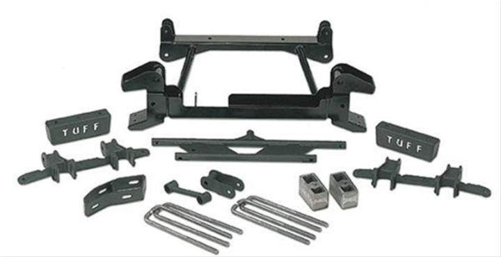 Chevy Suburban 1500 / Tahoe / GMC Suburban 1500 / Yukon 1500 1992-1998 6\'\' Höjningskit med Övre Länkarmar Förflyttningsfästen & 1-delad Sub-Frame Tuff Country i gruppen Välj bilmodell hos DDESIGN Scandinavia AB (tuf16833)