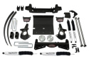 Chevy Silverado 1500 / GMC Sierra 1500 2006 6\'\' Höjningskit med Spindlar & 3-delad Sub-Frame Tuff Country