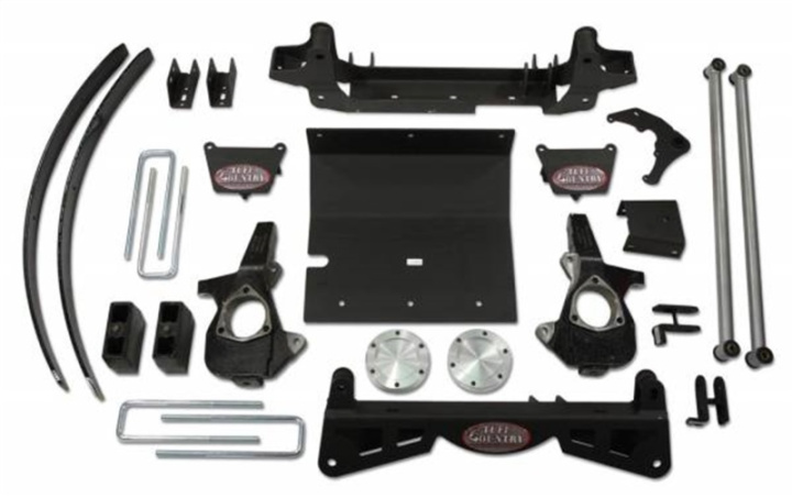 Chevy Silverado 1500 / GMC Sierra 1500 2006 6\'\' Höjningskit med Spindlar & 3-delad Sub-Frame Tuff Country i gruppen Välj bilmodell hos DDESIGN Scandinavia AB (tuf16960)