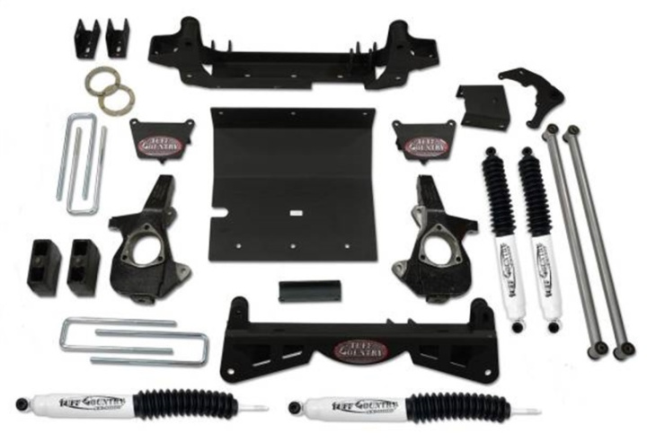 Chevy Avalanche 2500 / Silverado 1500HD / GMC Sierra 1500HD 2001-2006 6\'\' Höjningskit med Spindlar & 3-delad Sub-Frame Tuff Country i gruppen Välj bilmodell hos DDESIGN Scandinavia AB (tuf16992KN)