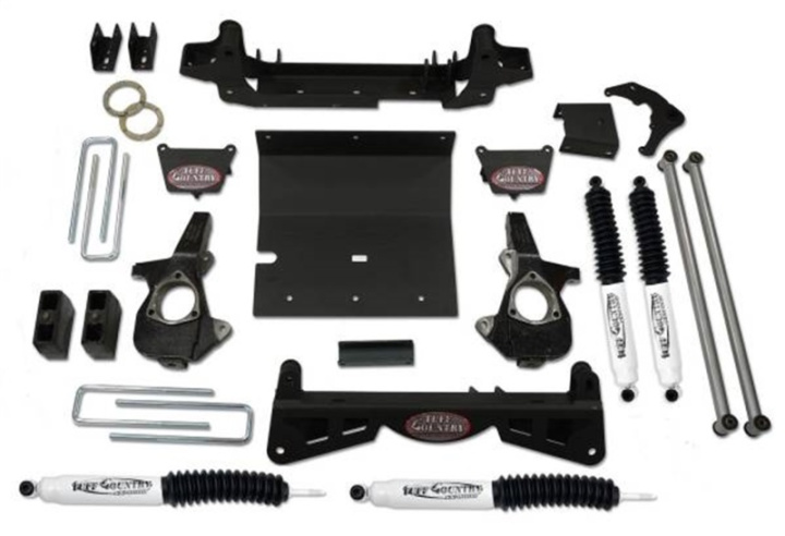 Chevy Silverado 3500 / GMC Sierra 3500 2001-2006 6\'\' Höjningskit med Spindlar & 3-delad Sub-Frame Tuff Country i gruppen Välj bilmodell hos DDESIGN Scandinavia AB (tuf16994KN)