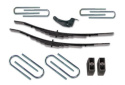 Ford Excursion 2000-2005 2.5\'\' Standard Höjningskit med Främre Progressvie Rate Add-A-Leaf , Bakre Block & U-Bultar Tuff Country