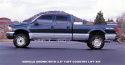 Ford F250 / F350 2000-2004 2.5\'\' Främre Progressiv Add-A-Leaf Tuff Country