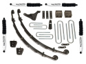 Ford F250 / F350 1999-2004 4\'\' Standard Höjningskit med Främre Bladfjäders, Bakre Block & U-Bultar Tuff Country