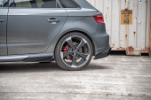 Audi RS3 8V Sportback 2015-2016 Racing Bakre Sidoextensions + Splitters Maxton Design