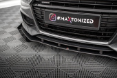 Audi TT S / S-Line 8S 2014-2018 Street Pro Frontläpp / Frontsplitter med Splitters Maxton Design