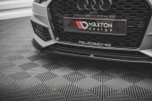 var-AU-A4-B9-SLINE-FD4T Audi S4 / A4 B9 S-Line 2015-2019 Frontsplitter V.4 Maxton Design  (4)