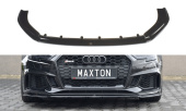 var-AU-RS3-8VF-FD2T Audi RS3 8V 2017-2020 Frontsplitter V.2 Sportback Maxton Design  (1)