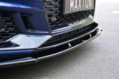 var-AU-RS4-B9-FD1T Audi RS4 B9 2017+ Frontsplitter V.1 Maxton Design  (5)