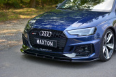 var-AU-RS4-B9-FD1T Audi RS4 B9 2017+ Frontsplitter V.1 Maxton Design  (8)