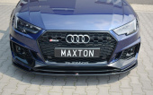 var-AU-RS4-B9-FD2T Audi RS4 B9 2017+ Frontsplitter V.2 Maxton Design  (5)