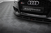 Audi RS3 Sedan 8V Facelift 2017-2020 Street Pro Frontläpp / Frontsplitter Maxton Design