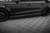 Audi RS3 Sedan 8V Facelift 2017-2020 Street Pro Sidokjolar / Sidoextensions Maxton Design