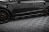 Audi RS3 Sedan 8V Facelift 2017-2020 Street Pro Sidokjolar / Sidoextensions Maxton Design