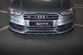 Audi S3 / A3 S-Line Sedan 8V 2013-2016 Street Pro Frontläpp / Frontsplitter Maxton Design