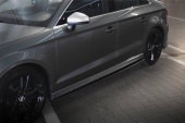 Audi S3 / A3 S-Line Sedan 8V 2013-2016 Street Pro Sidokjolar / Sidoextensions Maxton Design