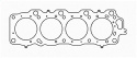 1UZ 4.0L V8 92.5mm Topplockspackning Vänster Cometic Gaskets 
