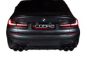 BMW M340i G20 2019+ Valved GPF/PPF Back Sportavgassystem Quad Utblås Cobra Sport