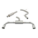 VW Golf GTI Mk8 2.0 TSI 2020+ GPF Back Sportavgassystem Cobra Sport