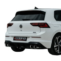 VW Golf R Mk8 2.0 TSI 2021+ Cat/GPF Back Sportavgassystem Cobra Sport