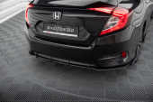 Honda Civic Mk10 2017-2022 Street Pro Diffuser med Splitters Maxton Design