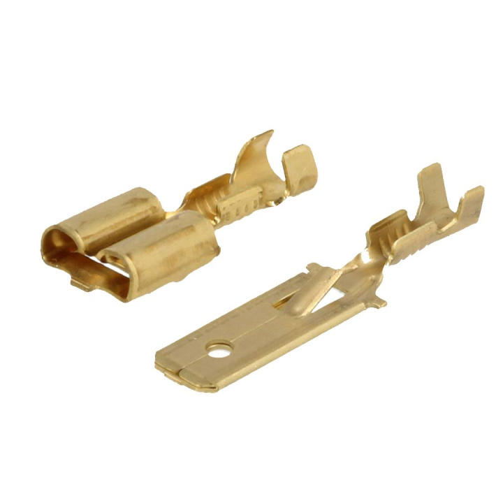 Kabelskor Oisolerade Hona / Hane (Set om 5st) QSP Products i gruppen Tuning / Elektronik / Kabelskor - Skarvhylsor - Flatstift hos DDESIGN Scandinavia AB (var-QC100x-UNISO)