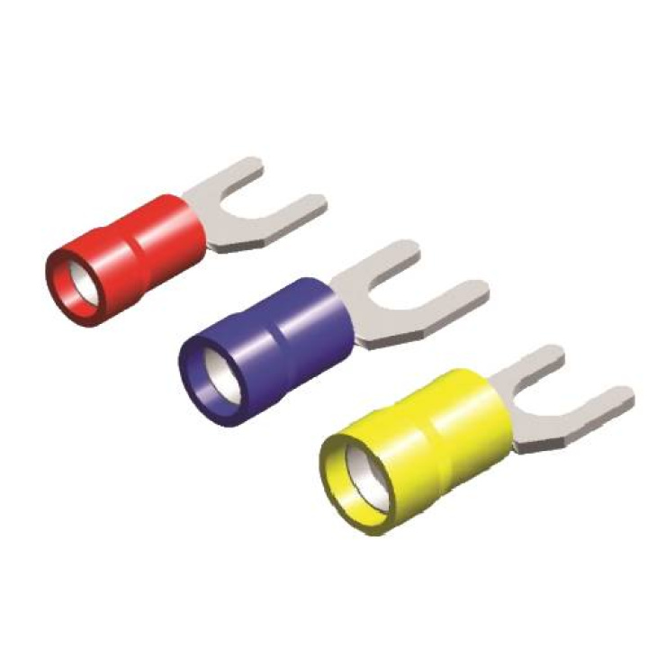 Kabelskor \'\'U\'\' Isolerade (10st) QSP Products i gruppen Tuning / Elektronik / Kabelskor - Skarvhylsor - Flatstift hos DDESIGN Scandinavia AB (var-QC3019-29)