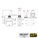 Switch med LED-Lampa (Flera färger) QSP Products