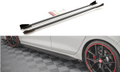 var-VWGO8GTICNC-SD1B-SRF1 VW Golf 8 GTI / Clubsport 2019+ Racing Sidoextensions + Splitters Maxton Design  (1)