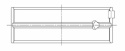 5M1633HX Nissan CA16 / CA18 / CA20 Ramlager (ACL Race Series) med 0.025mm extra clearance ACL