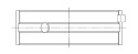 5M8353HX Mazda / Ford B6 / BP Ramlager (ACL Race Series) med 0.025mm extra clearance ACL