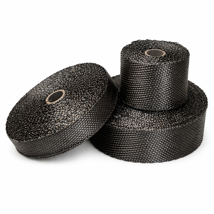 Avgasbandage Titanium Twill Svart Bahnmeister i gruppen Tuning / Värmeisolering & Kabelskydd / Avgasbandage & Låsband hos DDESIGN Scandinavia AB (var-bhm10105-15BK)