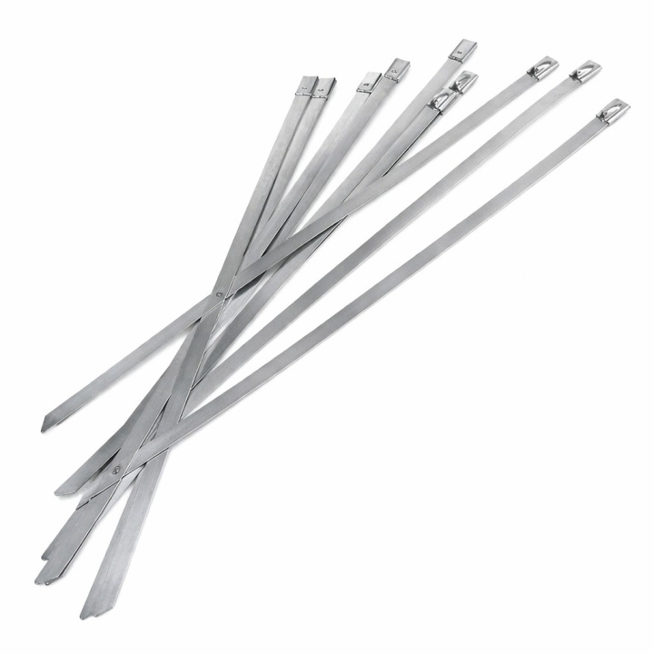 Buntband / Låsband i Rostfritt Stål (10-Pack) Bahnmeister i gruppen Tuning / Värmeisolering & Kabelskydd / Avgasbandage & Låsband hos DDESIGN Scandinavia AB (var-bhm10910-20)