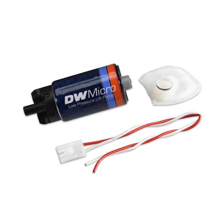 DWMicro Bränslepump / Förpump 210l/h Deatschwerks (Bensin/E85) i gruppen Tuning / Bränslesystem / Bränslepumpar hos DDESIGN Scandinavia AB (var-dwmicro)
