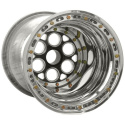 WELD Magnum Sprint 15x17 42-Spline Black/Polished/Polished/OBL - Black Cover Fälg